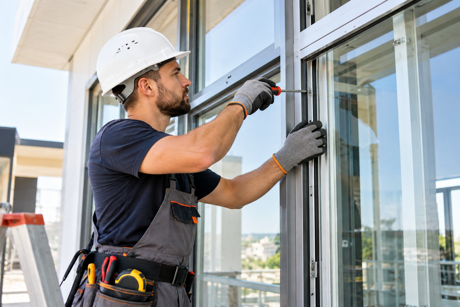 Glass-Aluminum Fitter