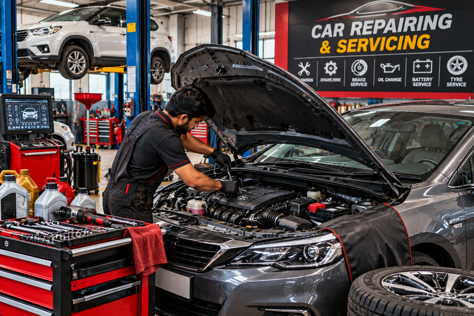  Car Repairing and Servicing