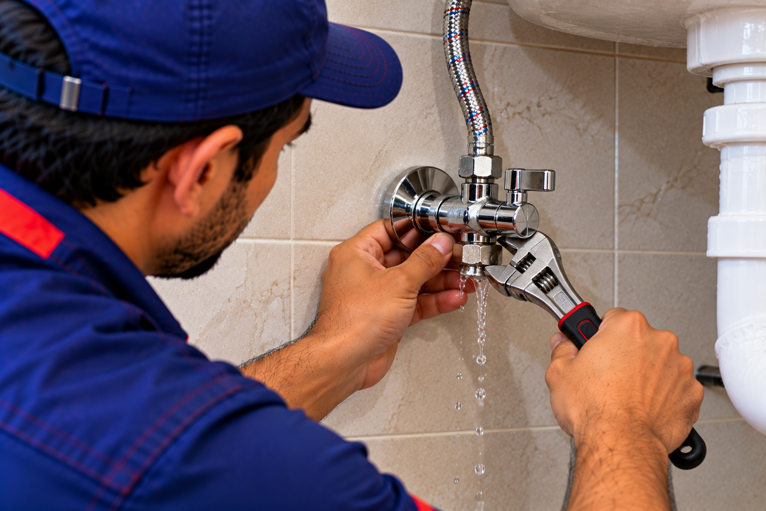 Shut-off valve leakage repair