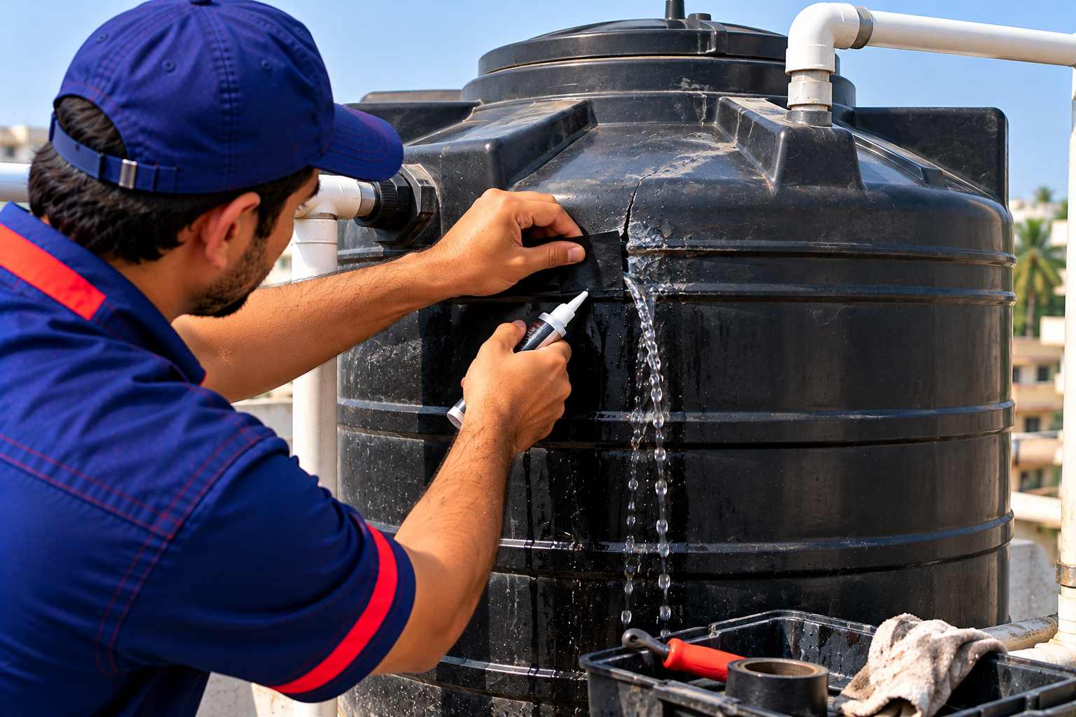  Water tank repair