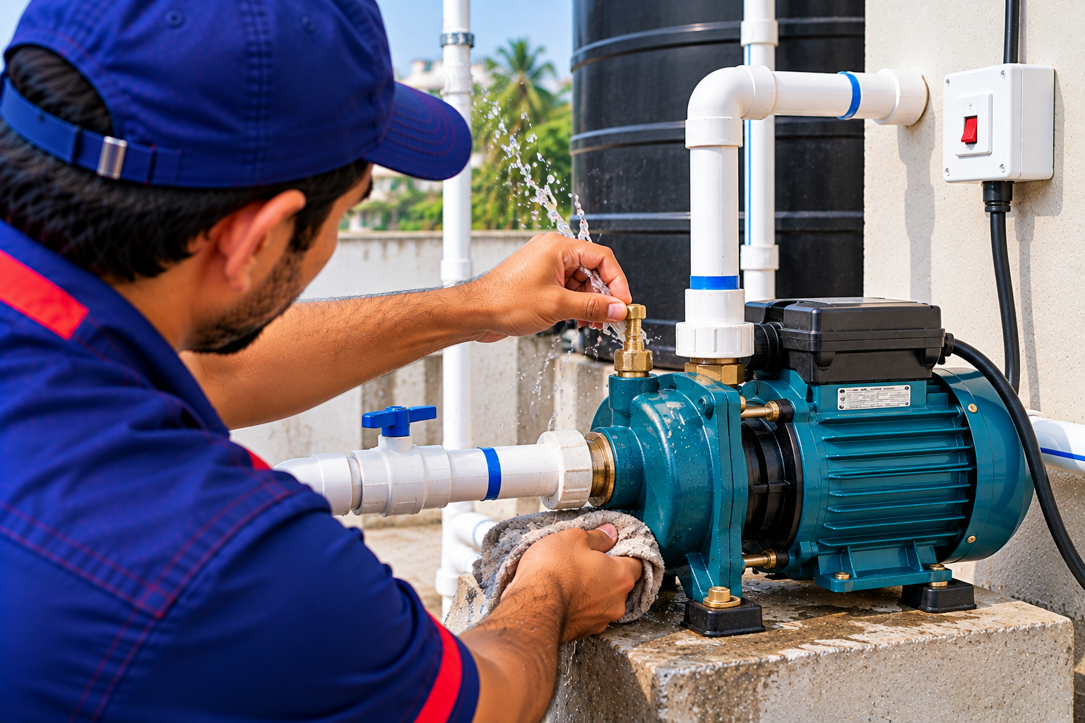 Motor air cavity removal