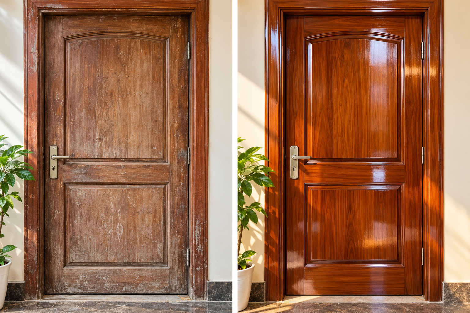 Door polish estimate