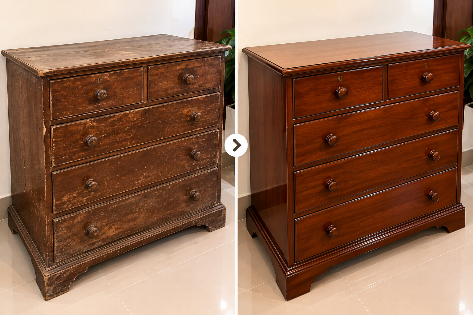 Chest of drawers polish estimate