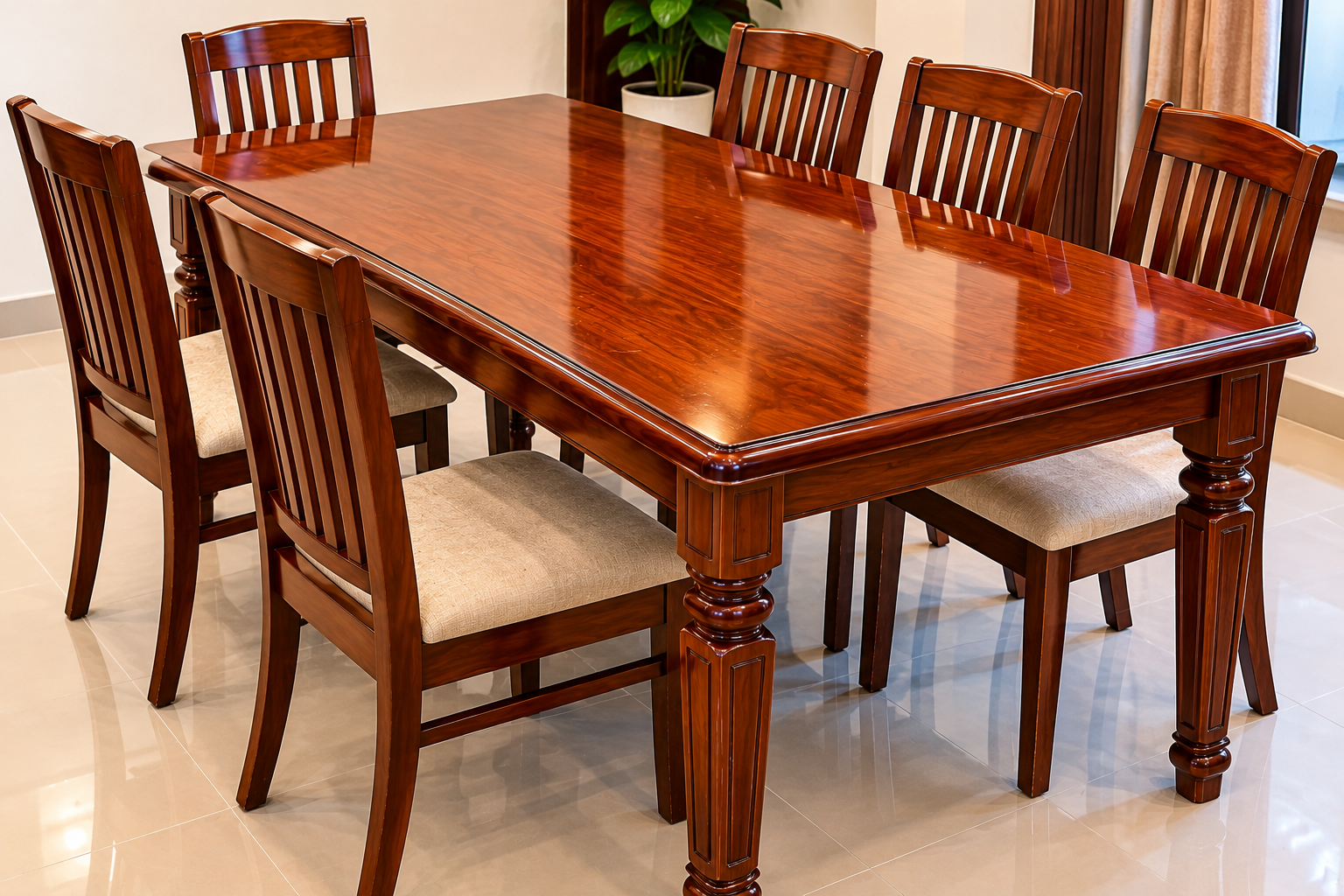 Dining table polish estimate