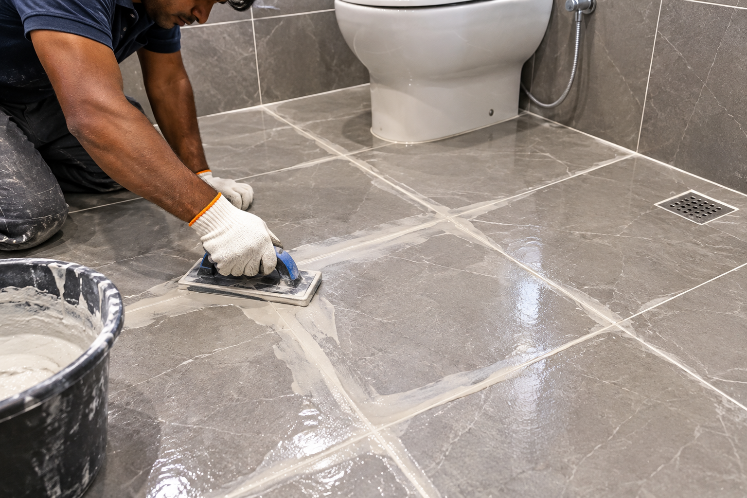 Bathroom tiles