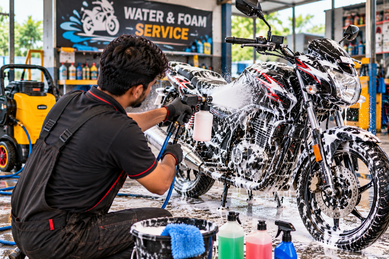  Water and Foam Service