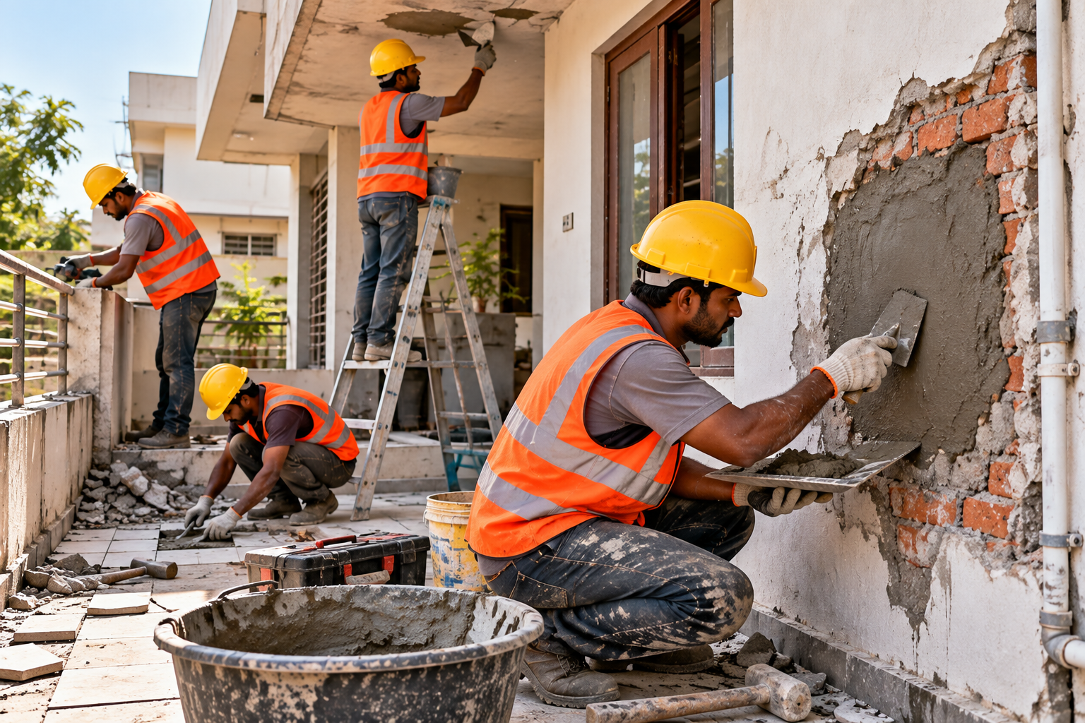 Repair work