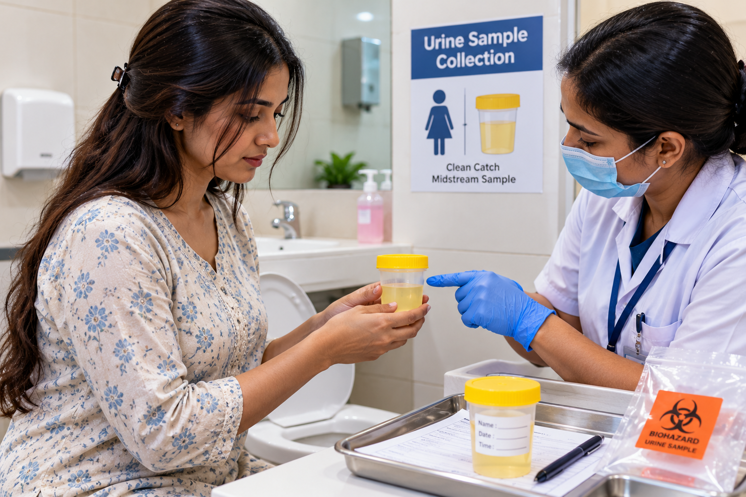 Urine sample Collection