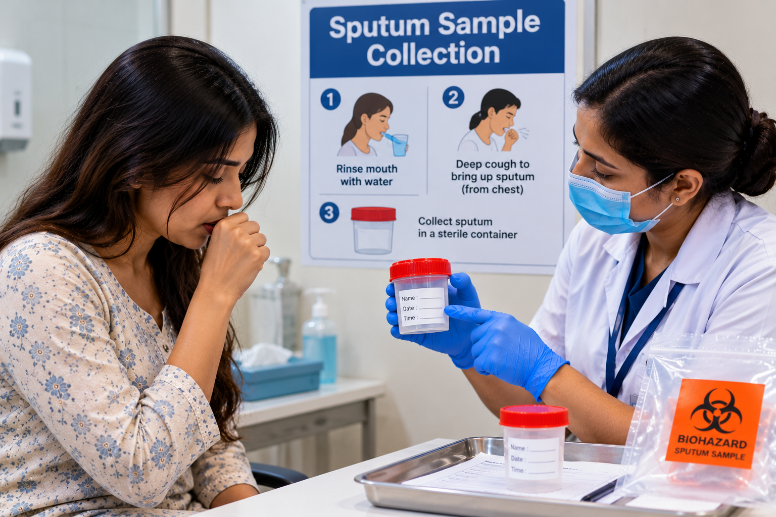 Sputum Sample Collection