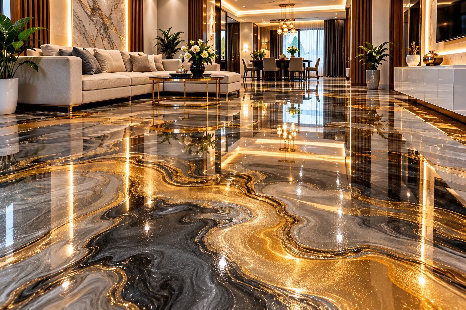 Metallic Epoxy Flooring
